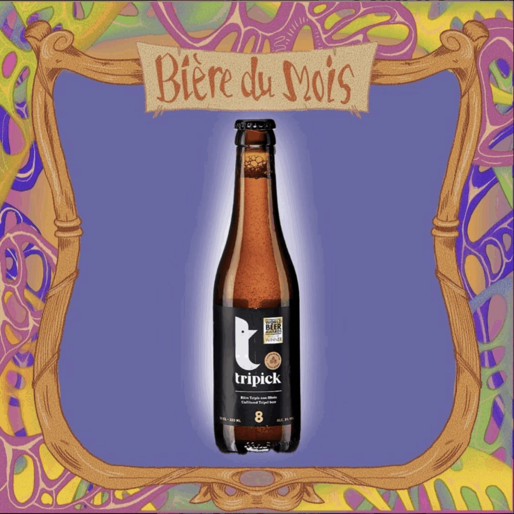 photo de présentation de la bière du mois la tripick 8